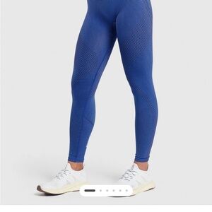 Gymshark Blue Seamless Leggings-NEW never worn